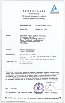 P-series-industrial-borescope-CE-certificate