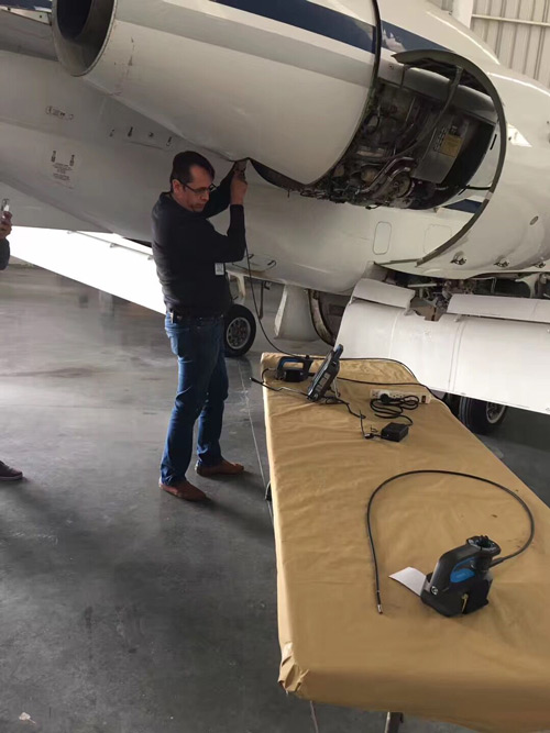 Aviation video borescope system used for Aircraft inspection