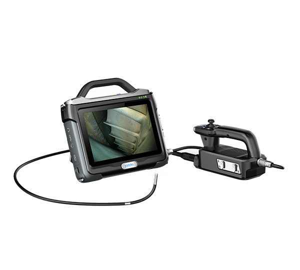 Yateks Inspeax F portable industrial videoscope complete set, handheld inspection endoscope for NDT testing